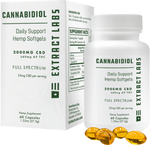 CBD CAPSULES | DAILY SUPPORT - Palm Beach CBD Wellness Boutique